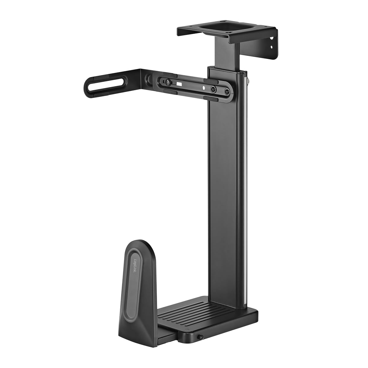 Logilink EO0073 - Supporto per PC da incasso o a parete, portata fino a 20 kg, colore: Nero