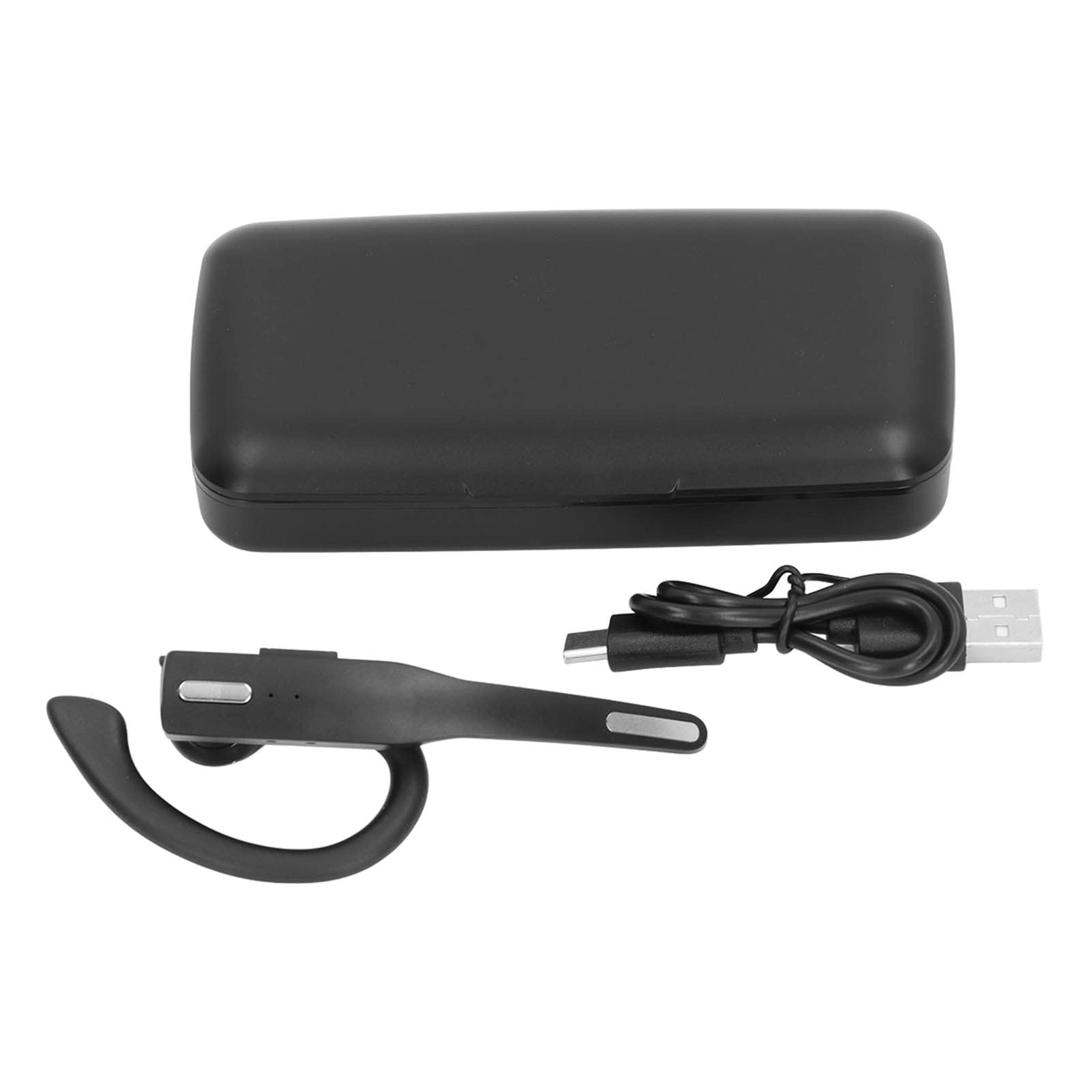 Zunate Auricolare Bluetooth 5.1 senza fili vivavoce con microfono, auricolare singolo orecchio girevole senza fili per guida aziendale e ufficio, controllo One Touch (cuffie standard)