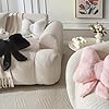 Novohive Bow Pillow Throw Pillows Butterfly Shaped Decorative Cute Pillows for Bed Sofa Cute Home Decor,Pink 10 * 8inch #1