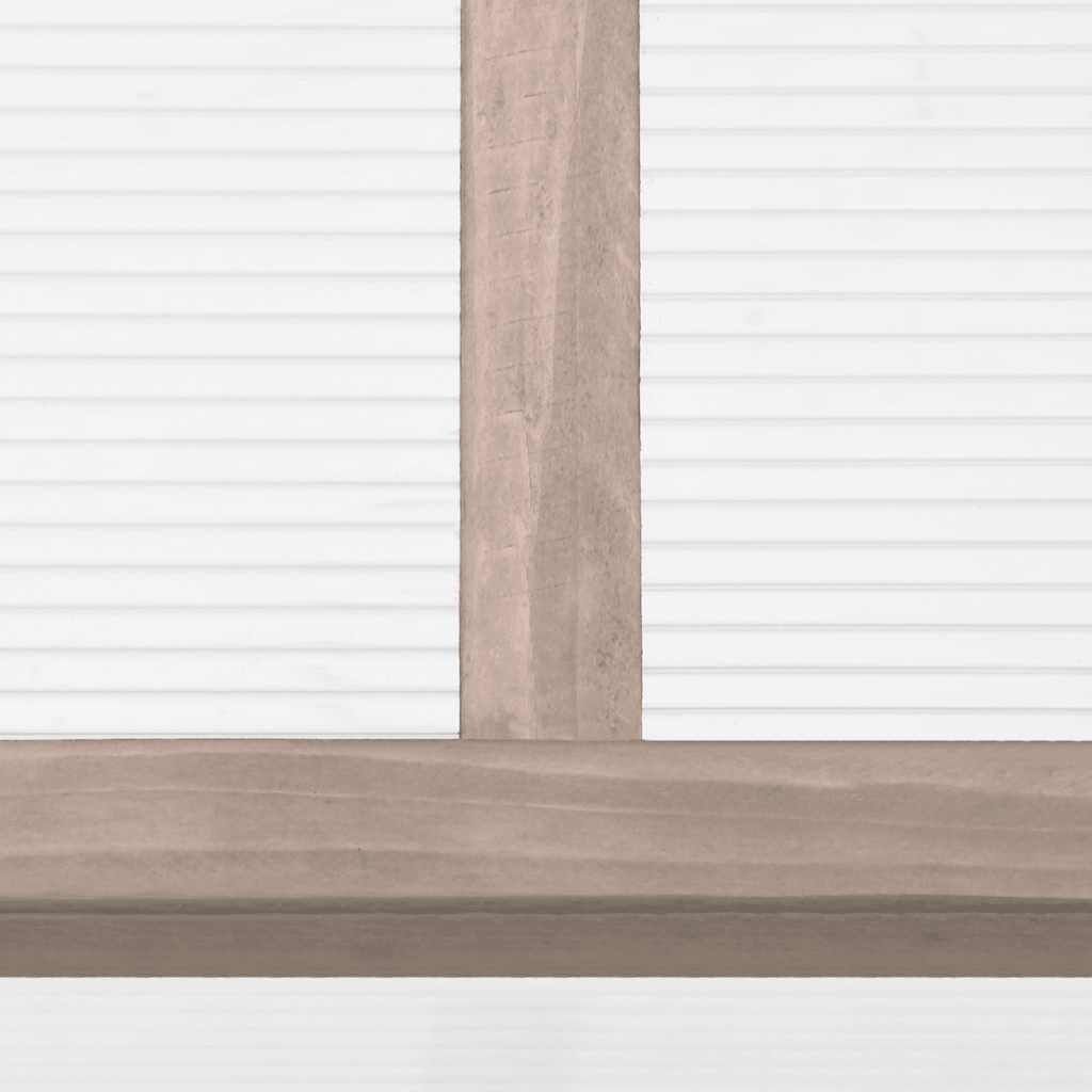 Invernadero gris de madera de abeto 110 x 56 x 39 cm con tapa abatible, invernadero para cobertizo de jardín, casa de plantas, casa de tomates, semillero, cultivo y protección de plantas en
