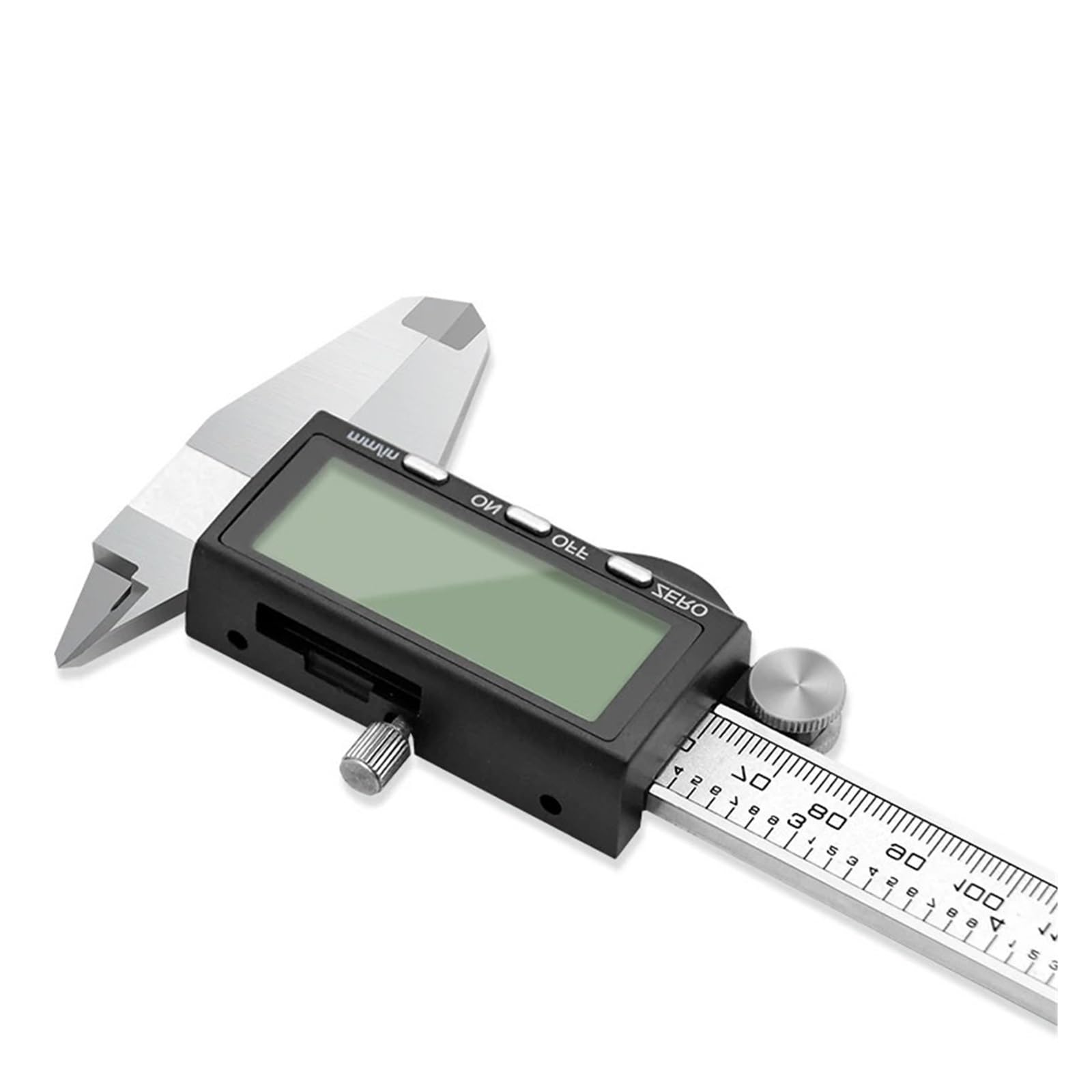Suwmiarka cyfrowa, duży wyświetlacz LCD, metalowy kątownik, narzędzie pomiarowe, 150mm, 200mm, 300 mm (0-200 mm)