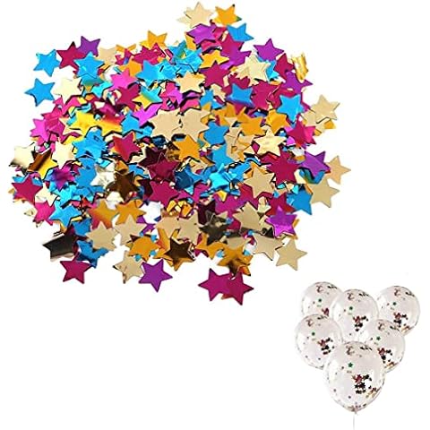 TSLRSA Confeti holográfico de purpurina en forma de estrella Cover