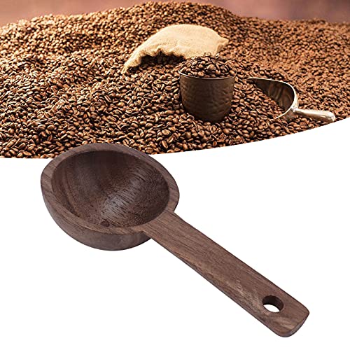 Cuillères à café en Bois de Noyer Cuillères à café pour café thé Sucre Farine épices Artistique écologique ((1 à vendre) #2 bois de noyer 108mm) – vue 2