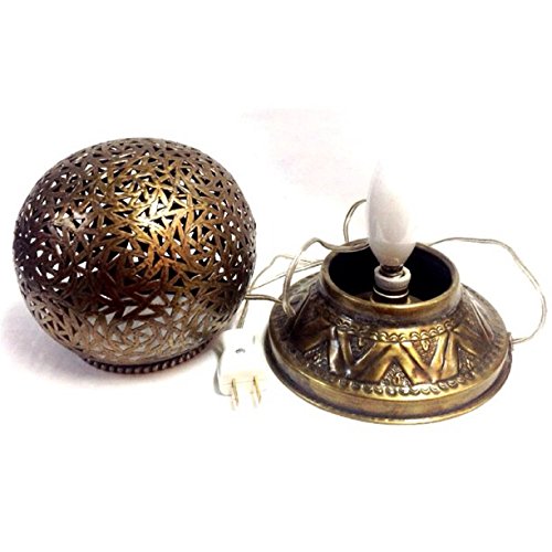 Amazon.co.jp : ◇Moroccoya 真鍮ランプ 【ラウンド】◇アラビアン