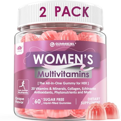 2 Pack - Womens Multivitamin Gummy, Methylated Multivitamin for Women,