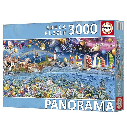 Puzzle EDUCA Vie Panorama 3000 pièces - vue 3