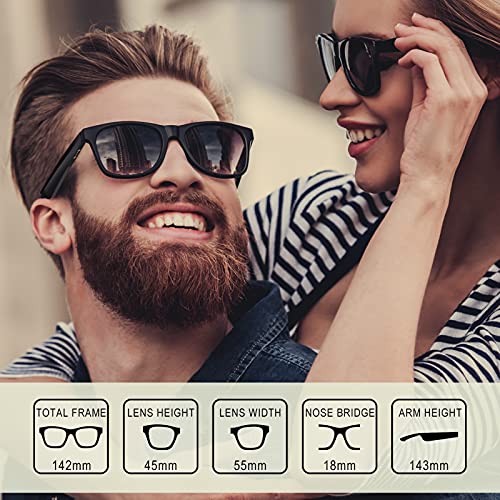 Bluetooth Sunglasses, Blue Light Filtering & Polarized Sunglasses, Smart Glasses with Open Ear Audio, Built-in Mic… - Image 7