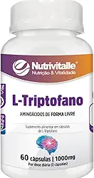 L Triptofano 1000mg 60 Cápsulas Nutrivitalle