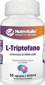 L Triptofano 1000mg 60 Cápsulas Nutrivitalle