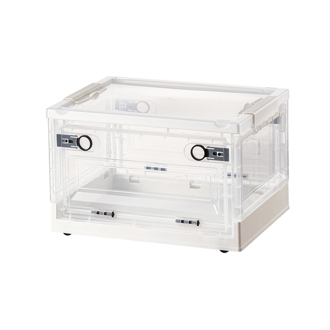 Amazon｜ANSENYA 収納ボックス 折りたたみ 3面開閉 コンテナ ボックス