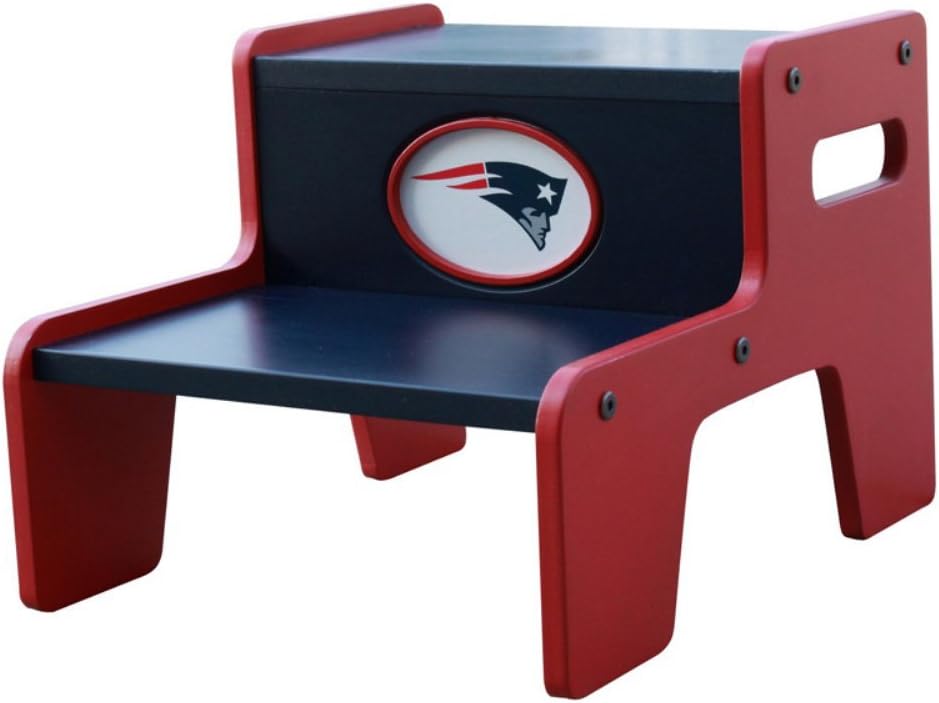 NFL 2Step Step Stool with 7 lb. Load Capacity NFL Team New England Patriots