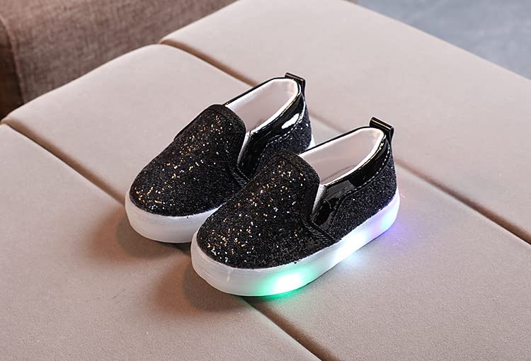 Image of Bold N Elegant Girls Sparkling Glitter Moccassin Loafer Party Shoes for Toddler & Tween Girls