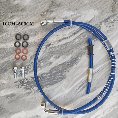Durite embrayage et frein acier tressé 190cm aux finitions M8 M10 - 4