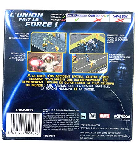 Fantastic Four Game Boy Advance - vue 4