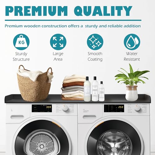 Royxen-Laundry-Countertop-Solid-Wood-Countertop-for-All-Front-loaded-Washing-Machine-and-Dryer-Extra-Room-for-Laundry-Room-Black