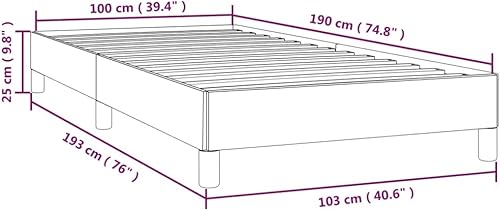 Miniatura 2 de Marco de cama gris oscuro, marco de cama grande de hotel, marco de cama grande princesa, base de cama tamaño King, camas para niñas, muebles de