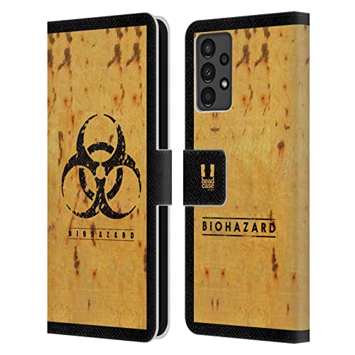 Protection intégrale Samsung Galaxy A13 2022 étui portefeuille Danger Biologique