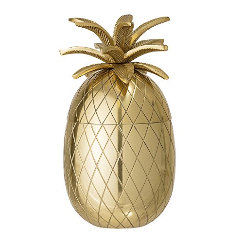 Cubitera para hielo de aluminio Bloomingville piña dorada exclusiva 2