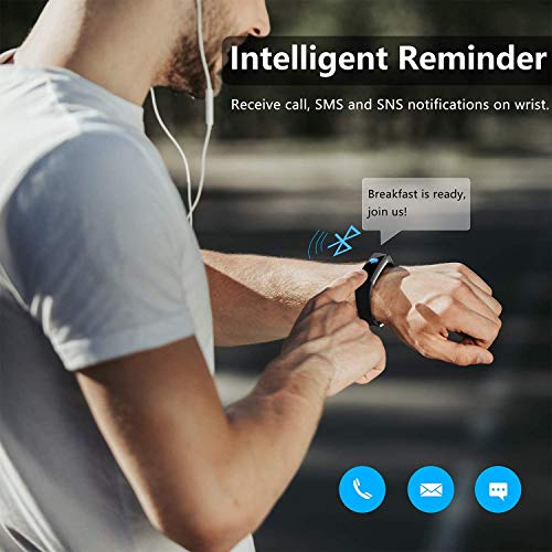 MEDGUARD Fitness Trackers | IP68 Waterdicht Activity Tracker Horloge met Hartslag- en Slaapmonitor | Calorie Step… - Image 6