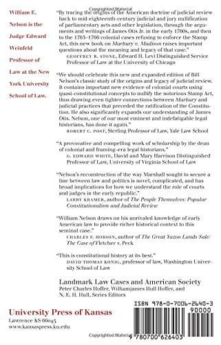 Marbury V. Madison: The Origins and Legacy of Judicial Review, Second Edition, Revised and Expanded