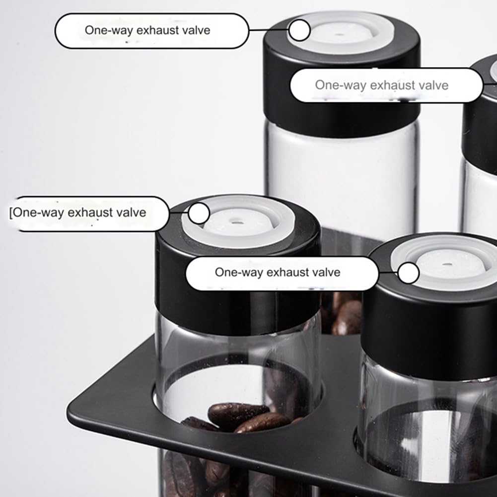 Kaffeebohnen-Aufbewahrungsbehälter, Präsentationsständer, Teerohr, Flasche, Espresso, Kaffeezubehör, Werkzeug, Kaffeegeschirr-Sets