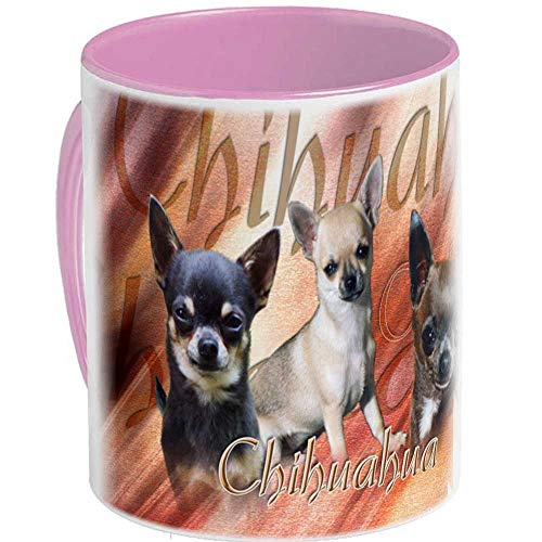 keramik tassen (AR) Rose Hund Chihuahua