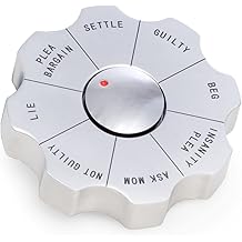 Bey-Berk Legal Spinner Decision Maker Paperweight, Silver Metal Law-Themed Desk Spinner, 3.5" Novelty Paperweight