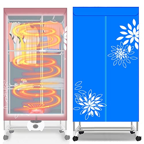 Garde-robe à domicile saine grâce au cintre pliable bleu