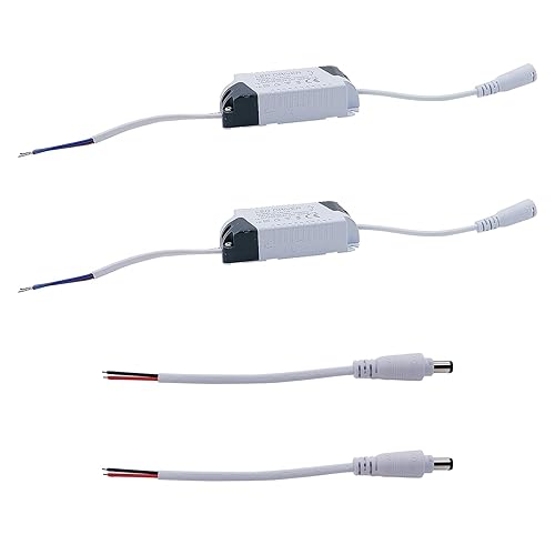 Miniatura 6 de YXQ Controlador LED 8-12W 24-46V DC Conector Fuente de alimentación externa Adaptador de transformador Corriente constante 300mA CA de alta potencia