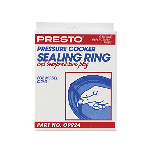 Presto Pressure Cooker Sealing Ring With Over Pressure Plug Only Fits Super Six Model No 01263