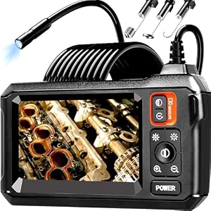 Daxiongmao Endoscope Camera with Light, 1080P HD Borescope, IP67 Waterproof...
