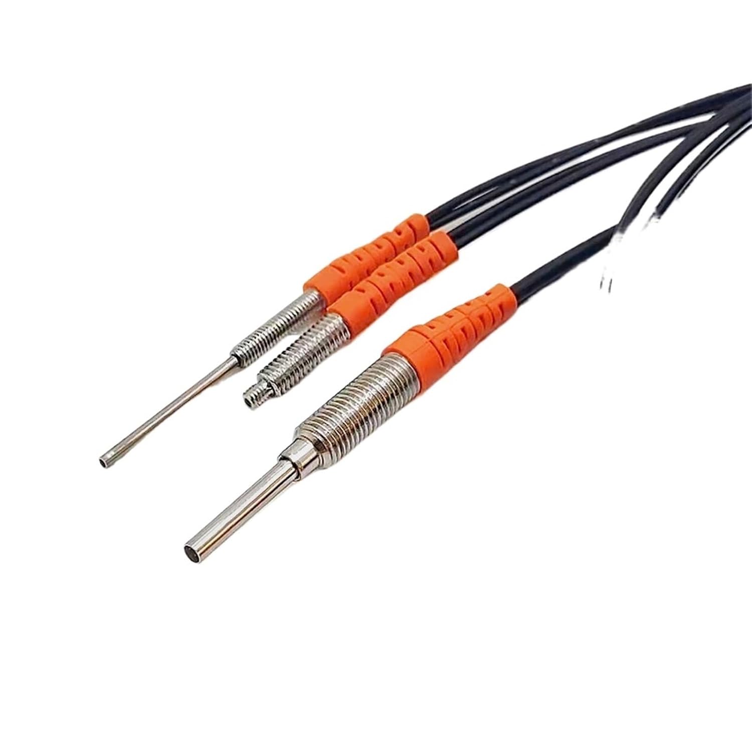 M3 M4 M6 Fiber Optical Sensor Through Beam Reflection High Sensitivity for Amplifier Switch(M6,2 Meter Length_NO Needle)