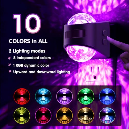 Image of L LOHAS LED Motion Sensor Night Light, Projector Night Light,Color Changing