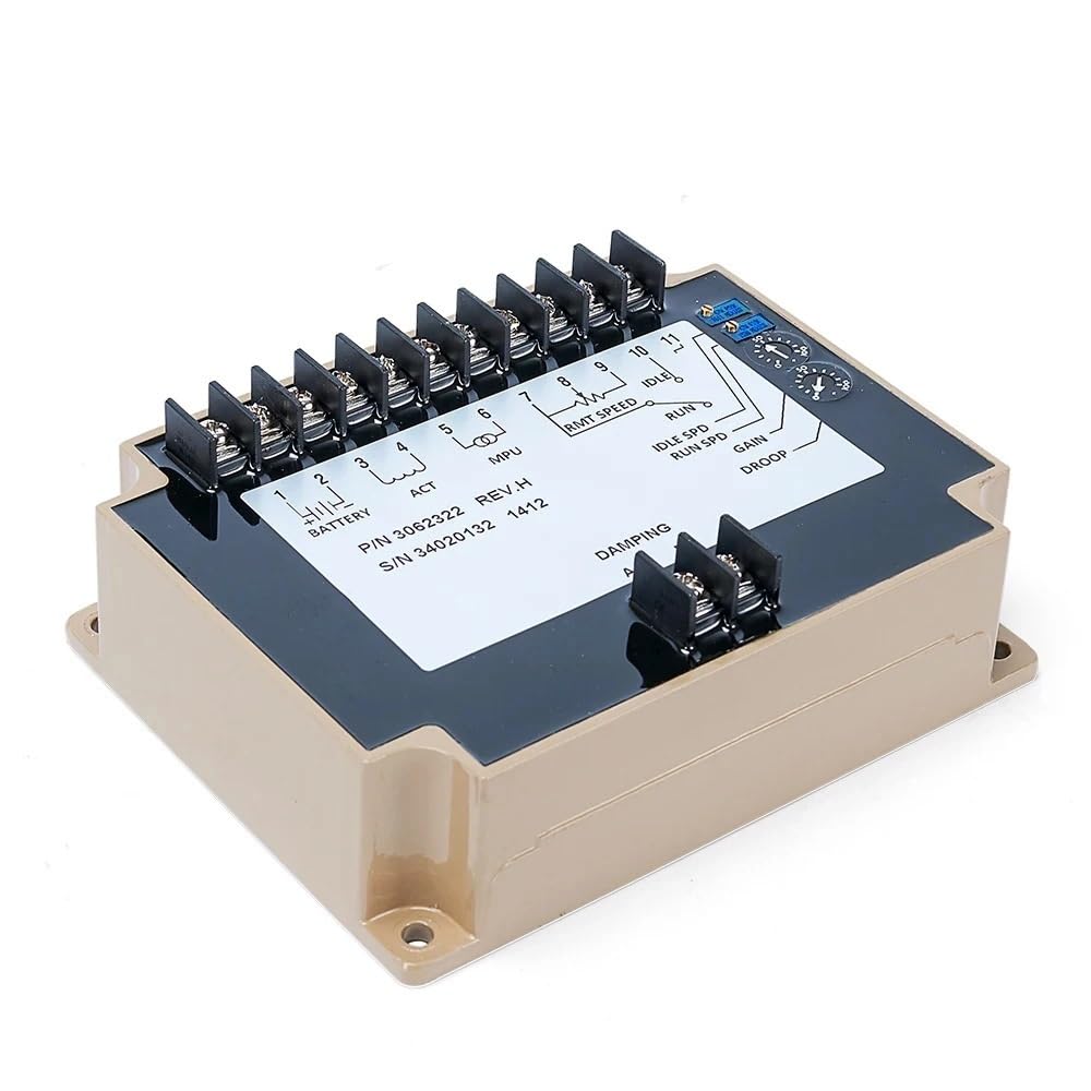 PWANUIGTE 3062322 Generator Speed Controller Module Electric Govornor Engine Control Circuit Board Genset Parts