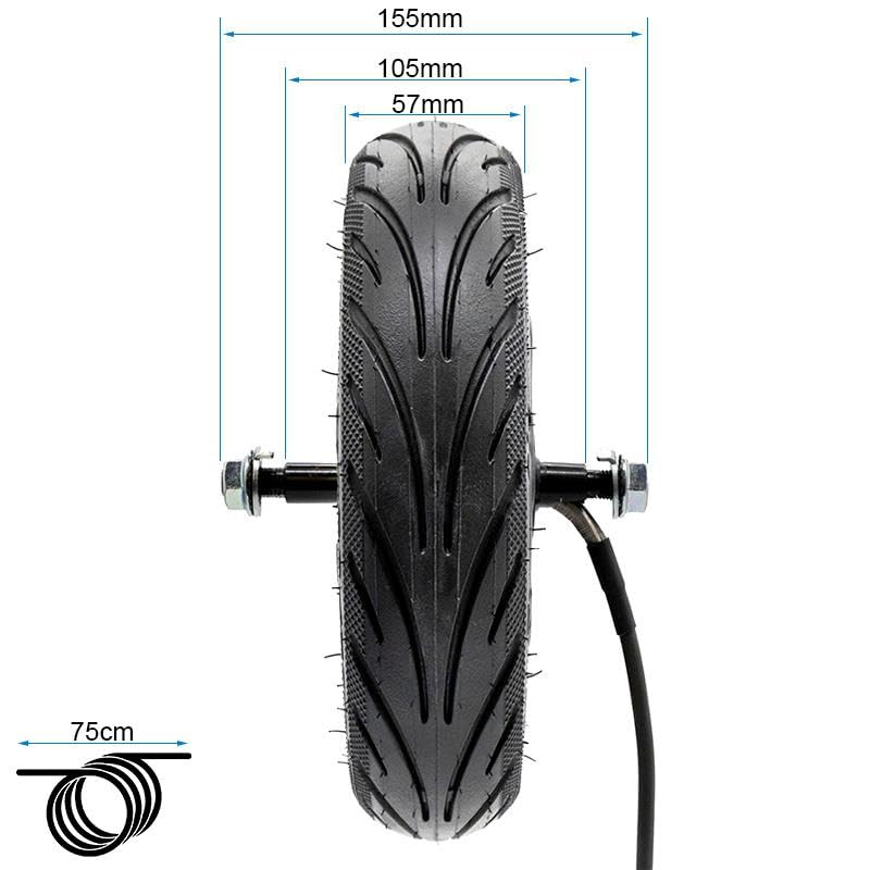eWheel Motor 36 V 450 W 6,5/B50 F2 Pro für Elektroroller, robustes Zubehör zur Verbesserung der Sicherheit, Komfort und Wartung des Elektrorollers