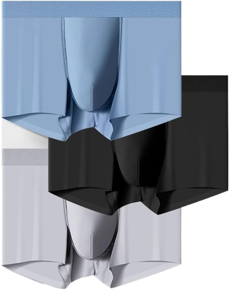 Modal Men's Underwear Traceless Mid Waist Youth Quadrangle Pants Breathable Lightweight Flat Corner