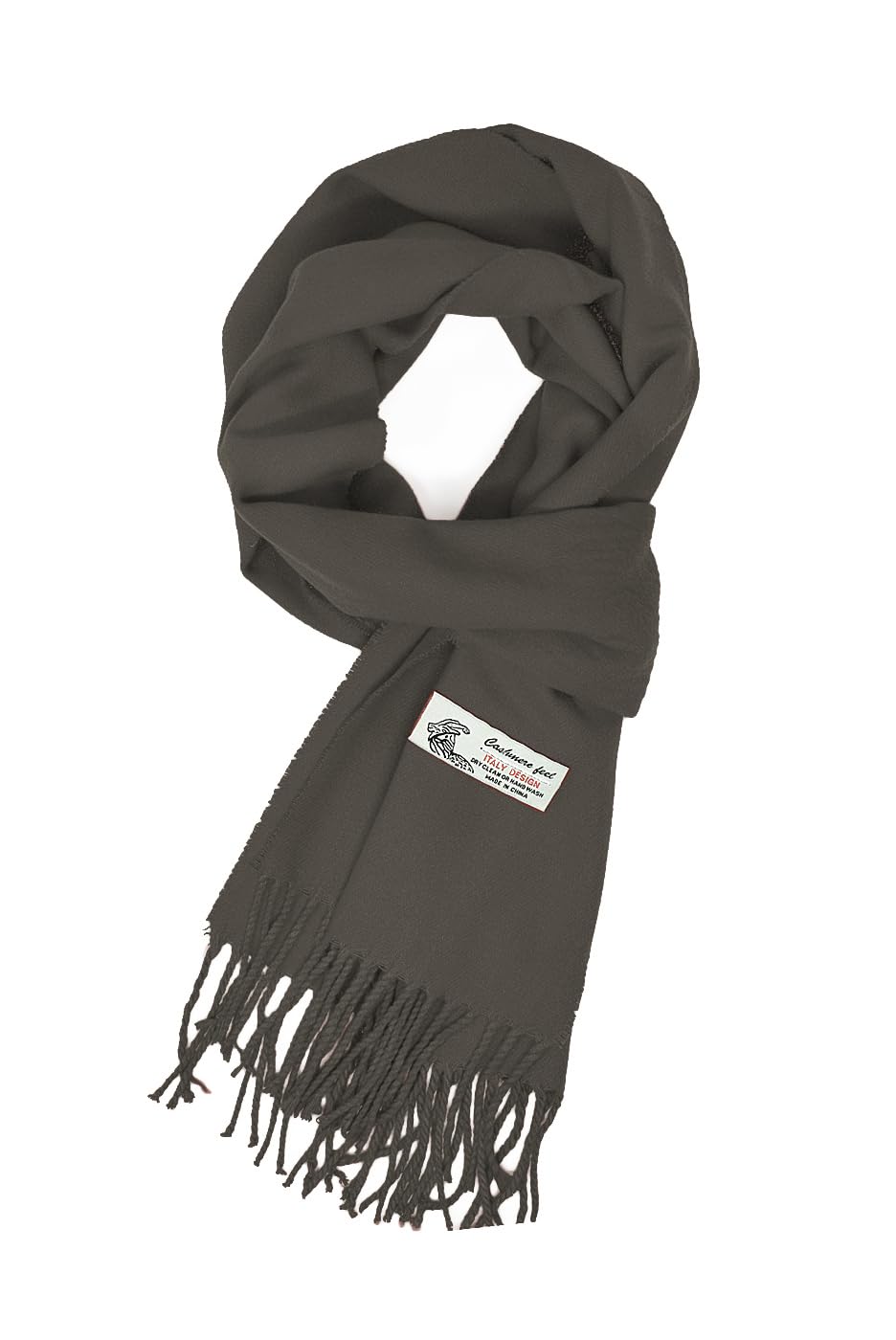 Glory Max Unisex Plain Solid Color Winter Scarf Cashmere Feel Soft Classic 72"x12"