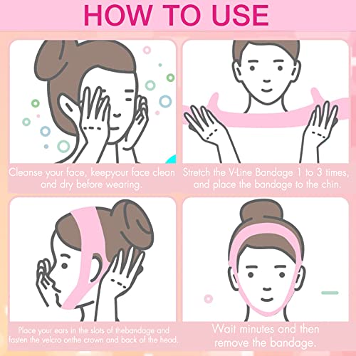 2023 New Beauty Face Sculpting Sleep Mask, Reusable V Line Shaping Face Masks Facial Slimming Strap, V Line Lifting Mask, Double Chin Reducer, Chin Strap (1 Pcs) #TOP5