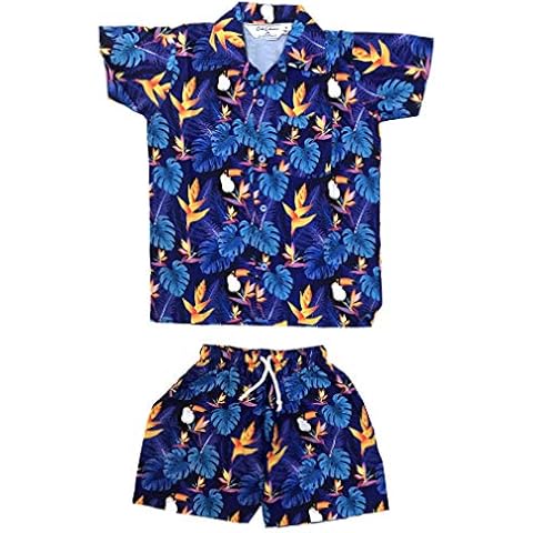 Conjunto Hawaiano Floral Club Cubana Niños 8-9 años Cover