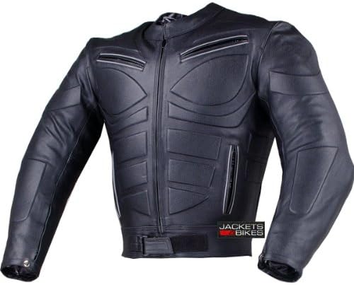 Men's Blade Motorcycle Riding Leather CE Armor Biker Ventilated Jacket Black S