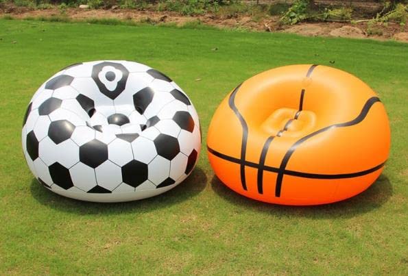 Inflatable Football Sofa Soccer Ball Air Lounge Chair Basketball