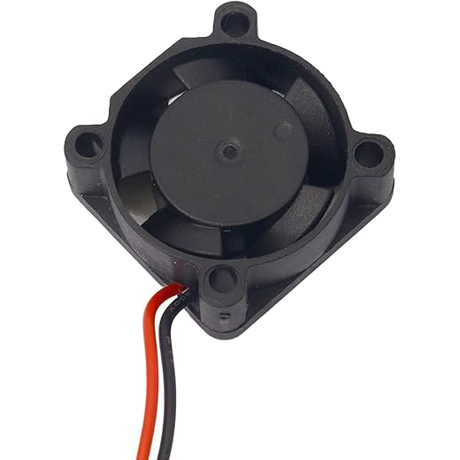 Electronic Spices Mini 2510 1 Inch (25x25x10mm) Brushless 12v Dc Exhaust Cooling Fan Single Piece