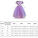 Girls Princess Rapunzel Dress Costume Halloween Party Fairy Tale Cosplay Fancy Dress Up Long Gown for Kids 3-4 Years