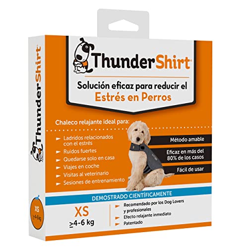 Thundershirt 99001 Hundemantel zur Angstbekämpfung, Größe XS, grau