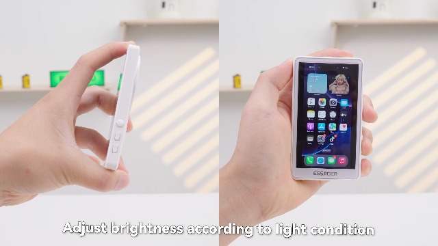 Magnetische MagSafe Telefoon Monitor Scherm voor Vlog/Selfie/TikTok Zwart Magnetische MagSafe Telefoon Monitor Scherm voor Vlog/Selfie/TikTok Zwart