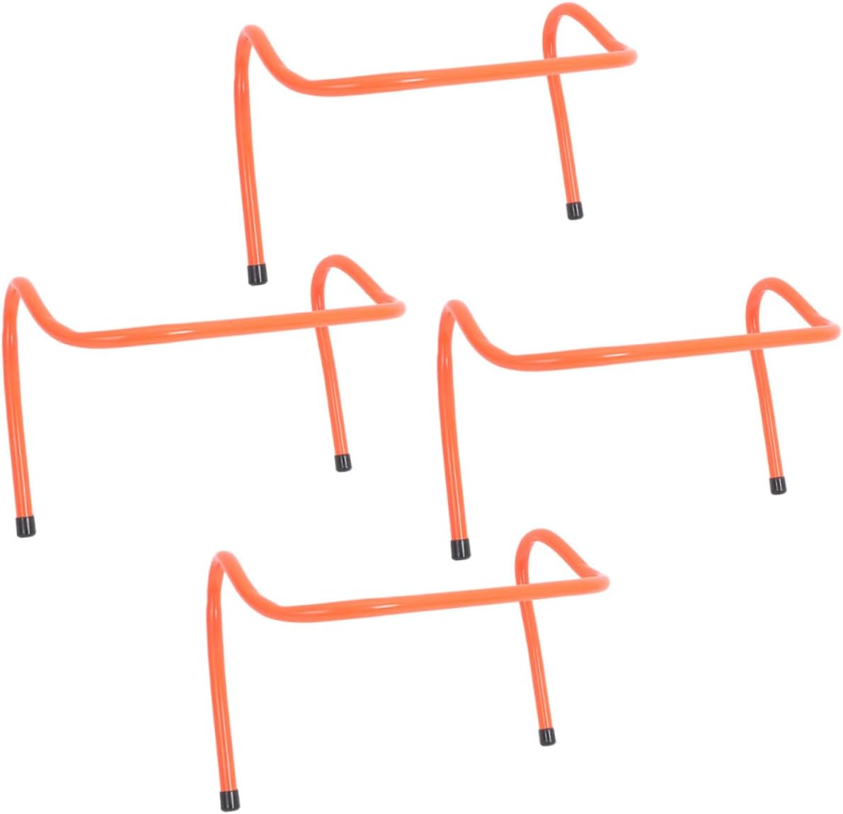 Ciieeo 4pcs Plastic Agility Hurdles 15cm Height Sports Training Speed Hurdles for Football Soccer Basketball Agility Training Equipment