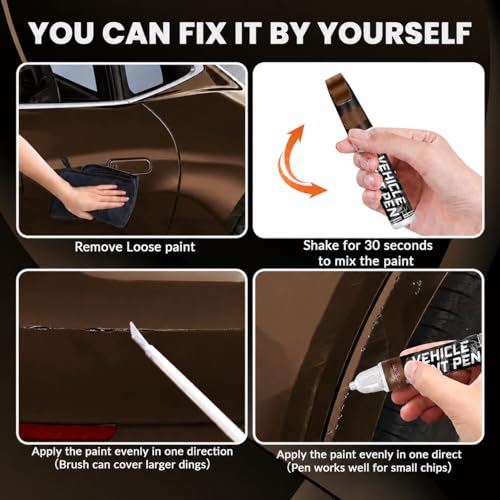Image of XDOTOAR Car Touch Up Paint for Maruti Suzuki Grand Vitara Chestnut Brown (4E) | 2K Paint Technology | Exact Color Match | Car Scratch Repair Paint Pen | Automotive Touch Up Paint | Quick Drying | Rust Protection | 18ml
