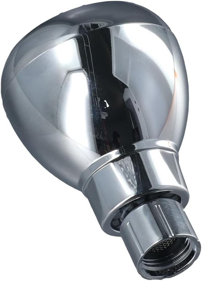 High Pressure Shower Head, 3 Inch Showerhead Fixed Shower Heads With Angle-Adjustable Swivel Ball