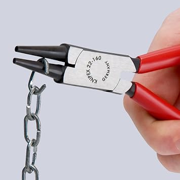 KNIPEX Tools - Round Nose Pliers (2201160), 6.25