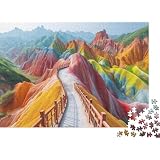 Geoparque,Rompecabezas para Adultos 1000pcs (75x50cm),Juegos De Desafío De Paisaje